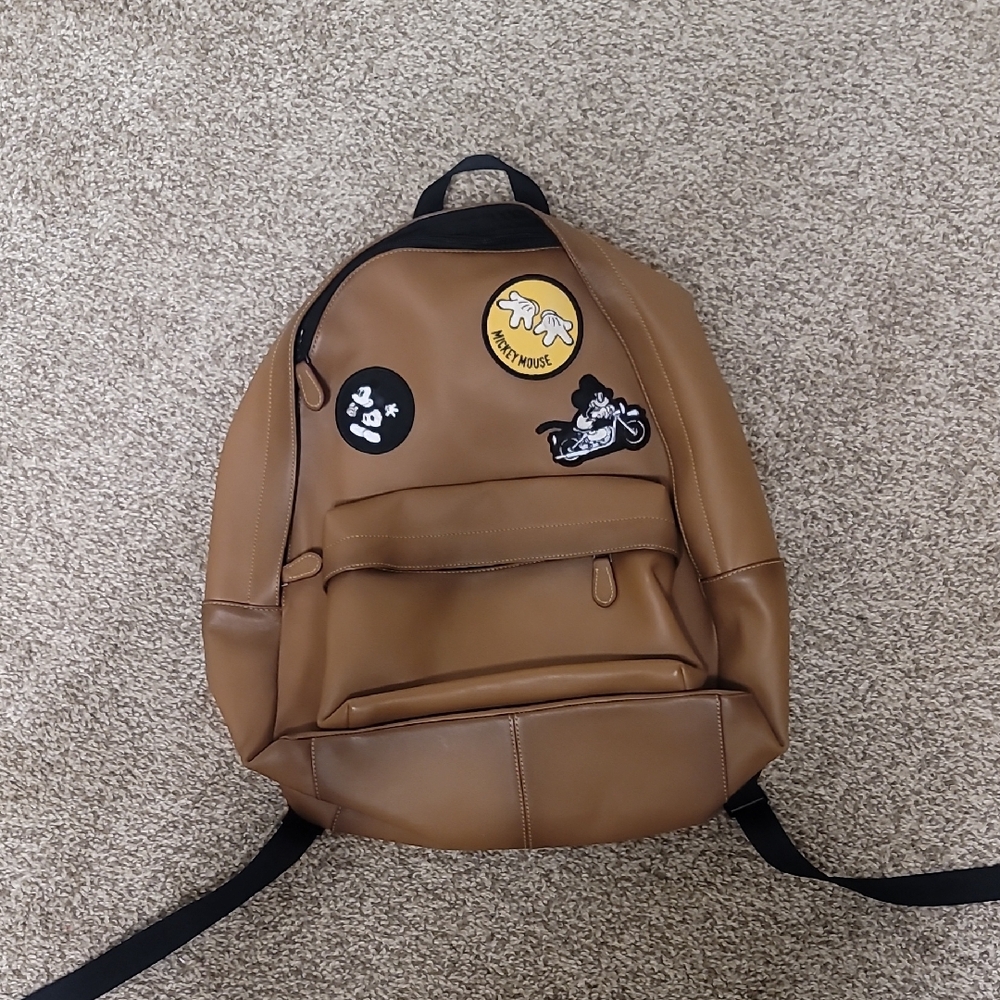 Limited Edition Disney Coach Backpack With Patches